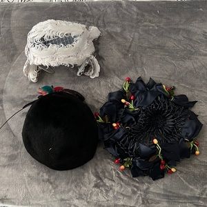 ***LAST CHANCE!*** Lot of Three Vintage Brandeis hats